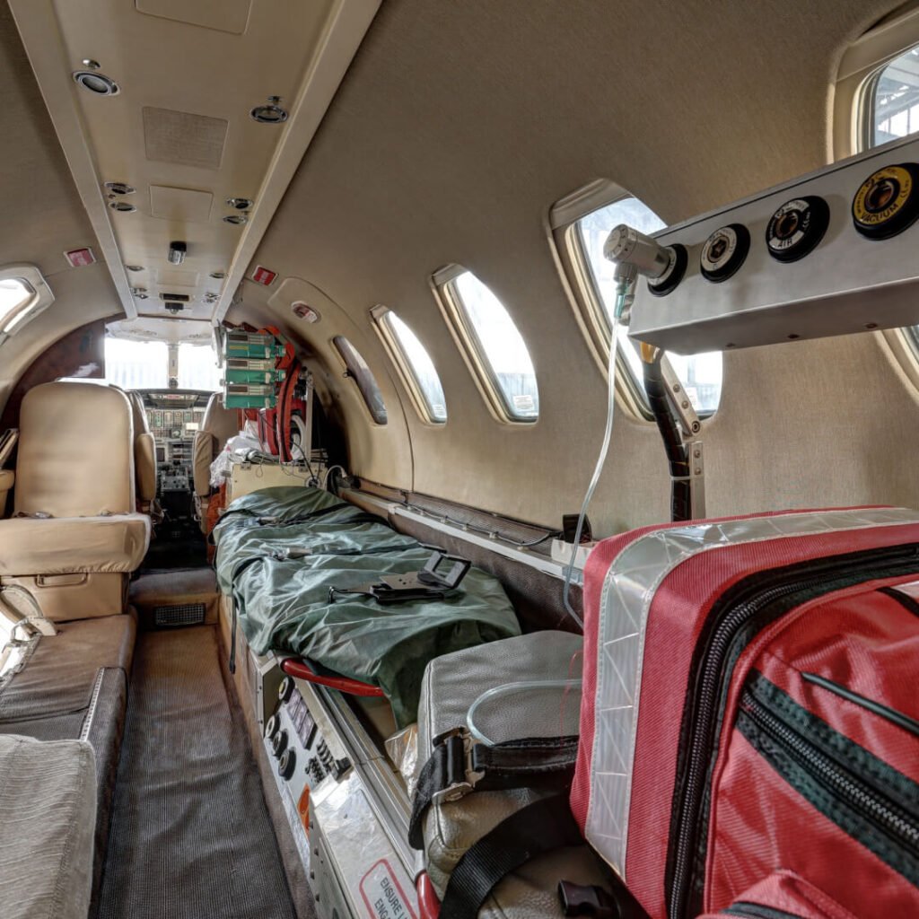 commercial aircraft stretcher Services