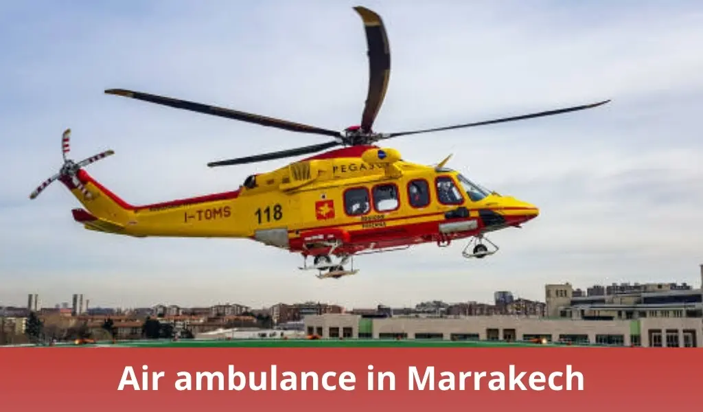 Air ambulance in Marrakech